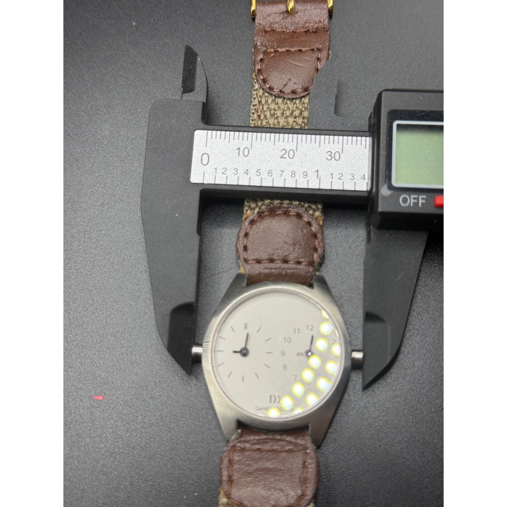 Danish Design IV22Q890 Dual Time Quartz Watch Leather Strap - Picture 9 of 9